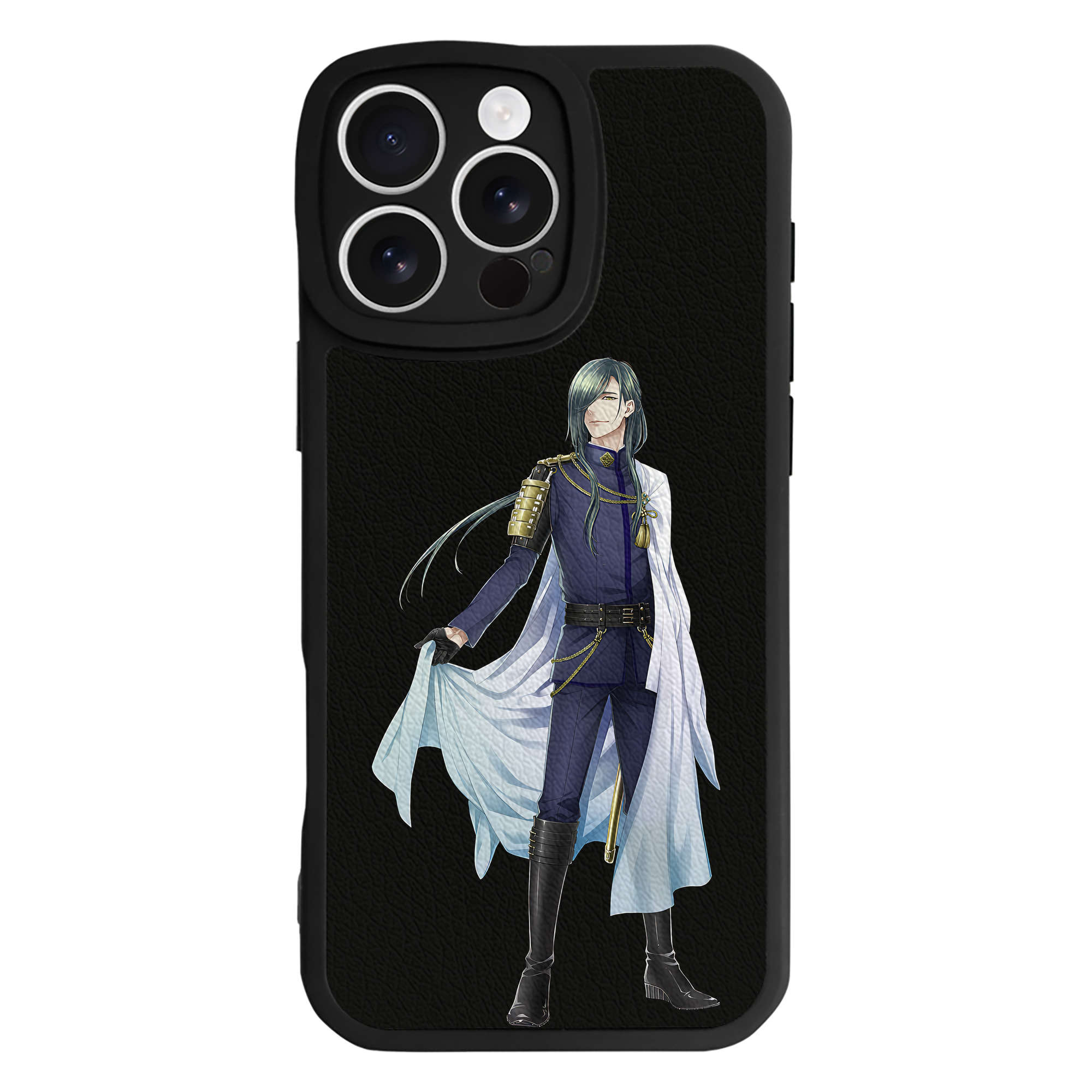 （画像用） 刀剣乱舞 Touken Ranbu 【iPhone 16シリーズ対応】シリコンスマホケース（レザー調） 材質：シリコン